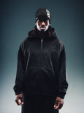 NY Blended Zip Hoodie Black