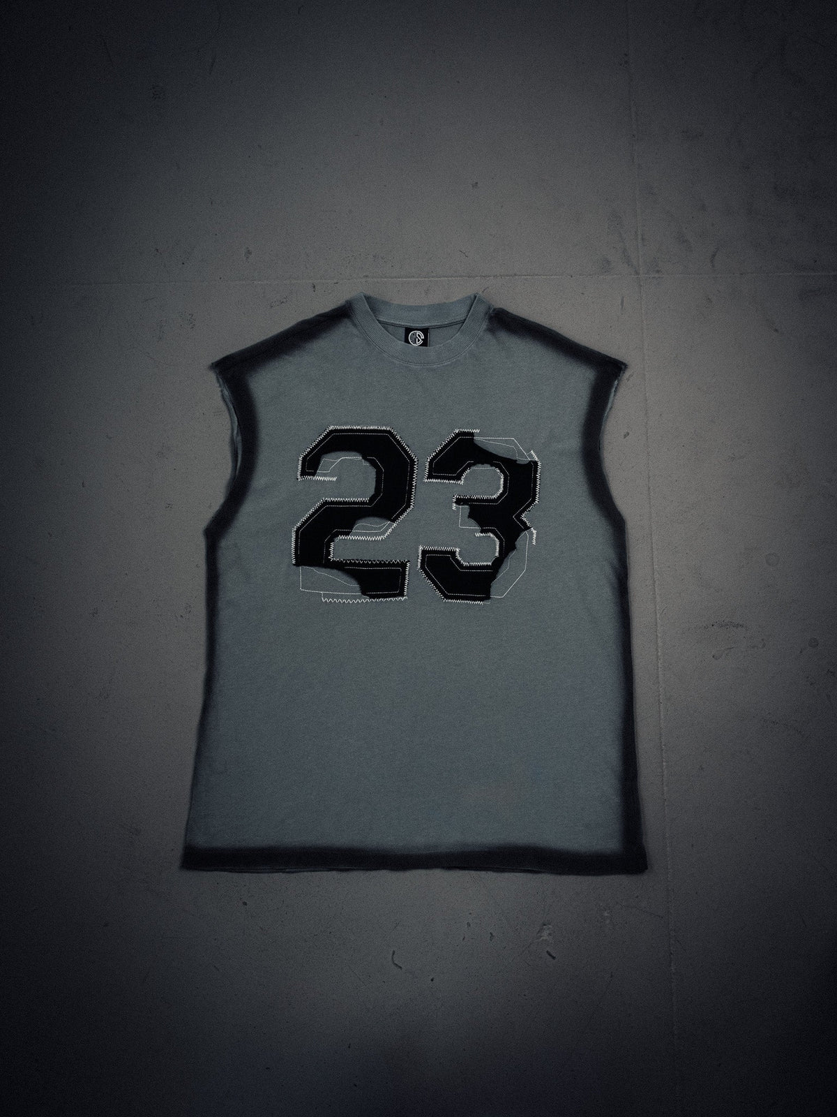 NY Cutoff Tank Gray