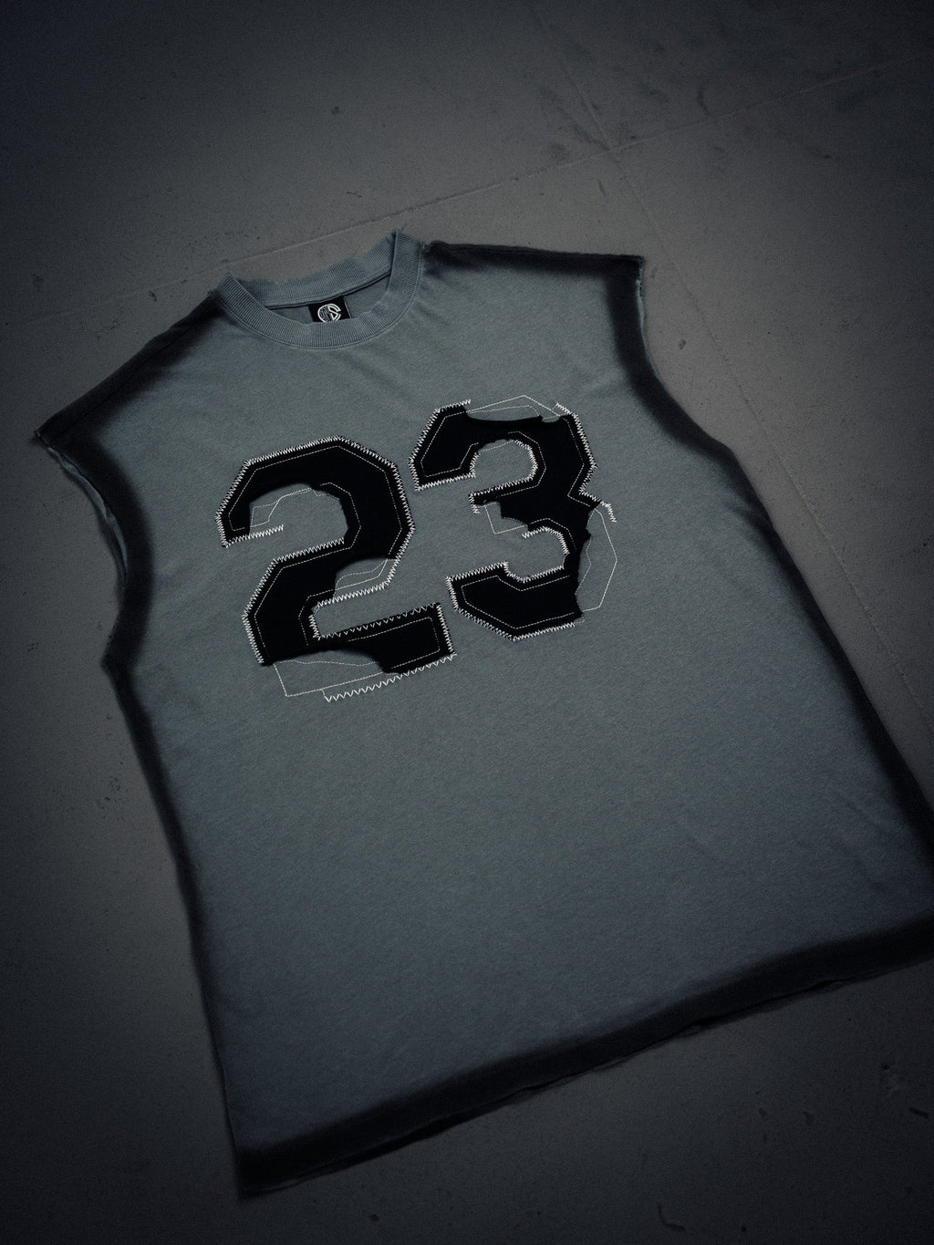 NY Cutoff Tank Gray