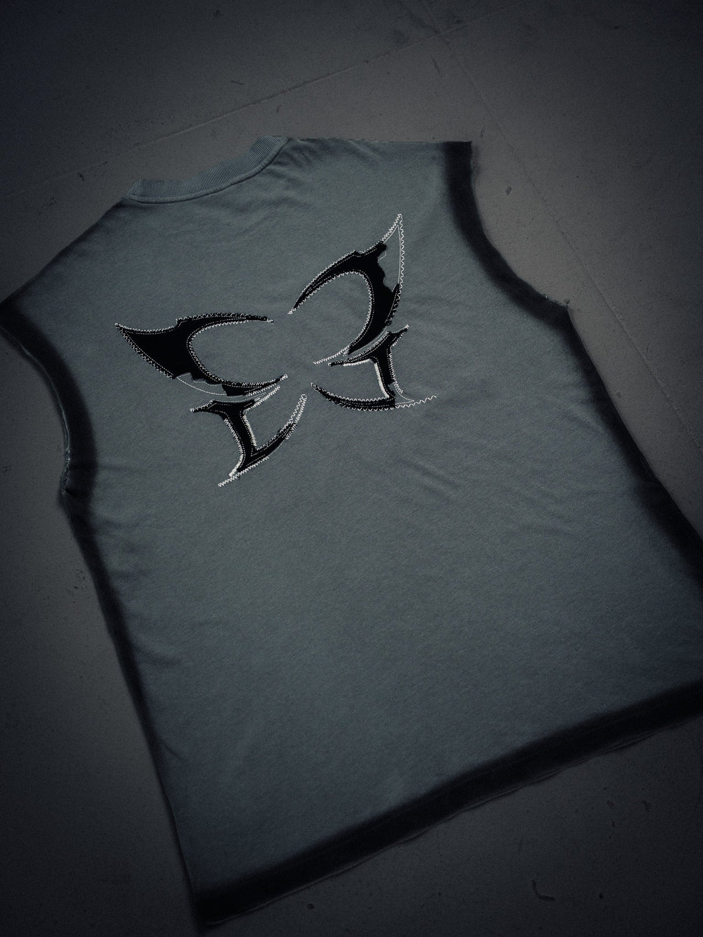 NY Cutoff Tank Gray