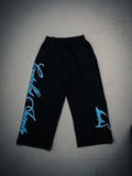 NY Wide Leg Sweats Butterfly Black blue