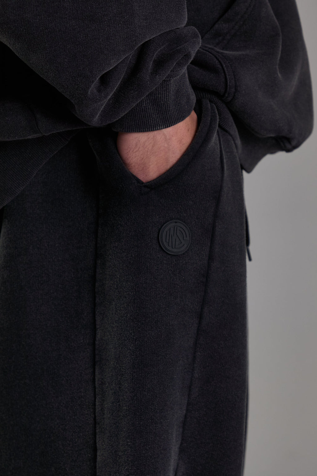 Heavyweight Sweatpants Faded Black