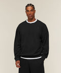 Campus Crest Sweatshirt - Black ;)