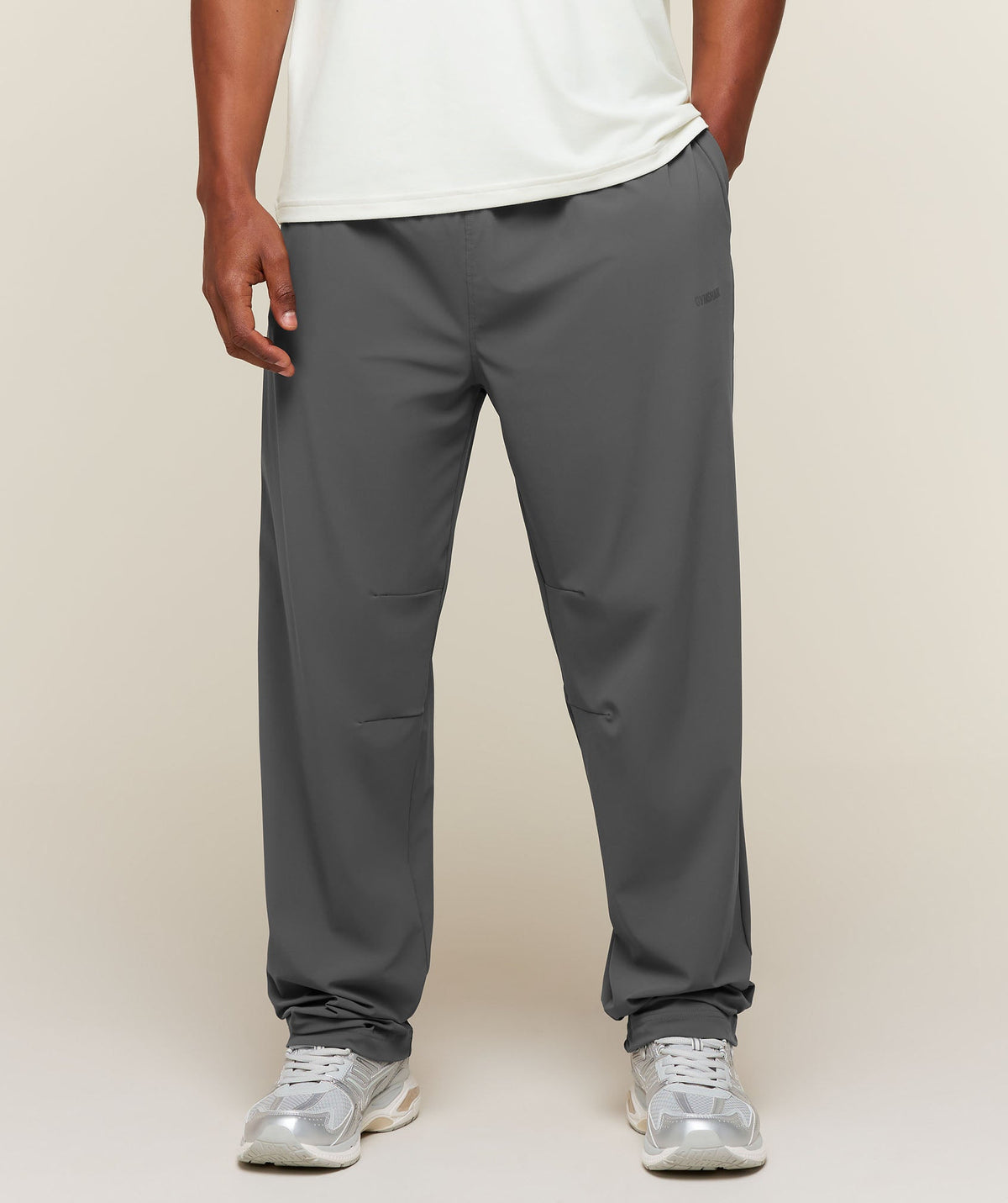 Campus Crest Oversized Pants - Dark Grey ;)