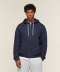 Campus Crest Zip Through Hoodie - Heavy Blue ;)