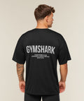 Conditioning Club Oversized T-Shirt - Black/Silver Reflective ;)