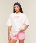 Cosy Luxe Campus T-Shirt - Soft White ;)