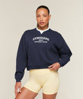 Cosy Luxe Campus Sweatshirt - Heavy Blue ;)