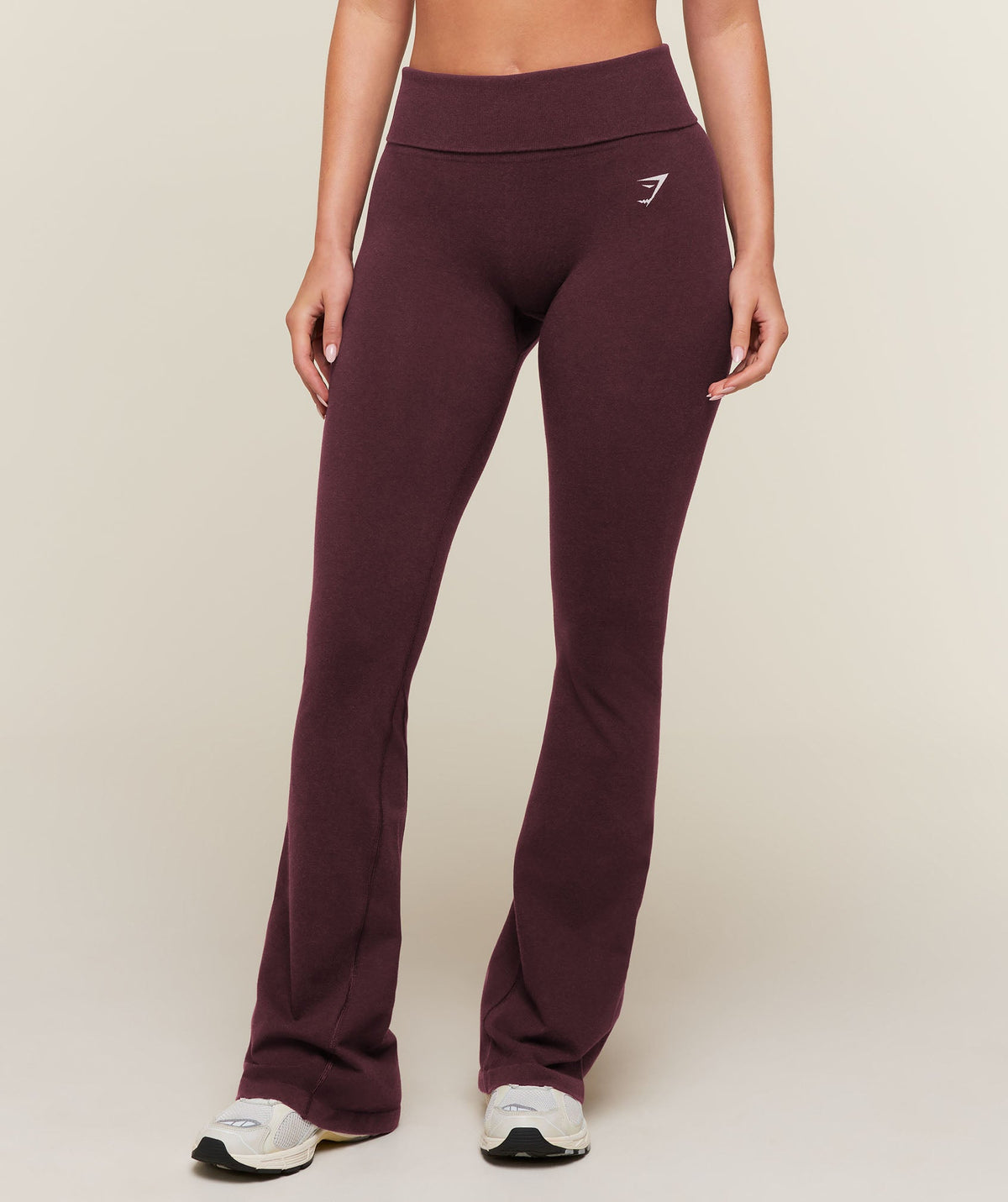 CottonMove™ Flared Leggings - Calm Purple Marl