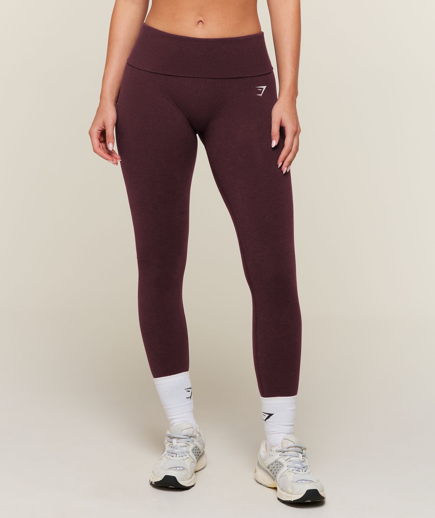 CottonMove Leggings - Calm Purple Marl