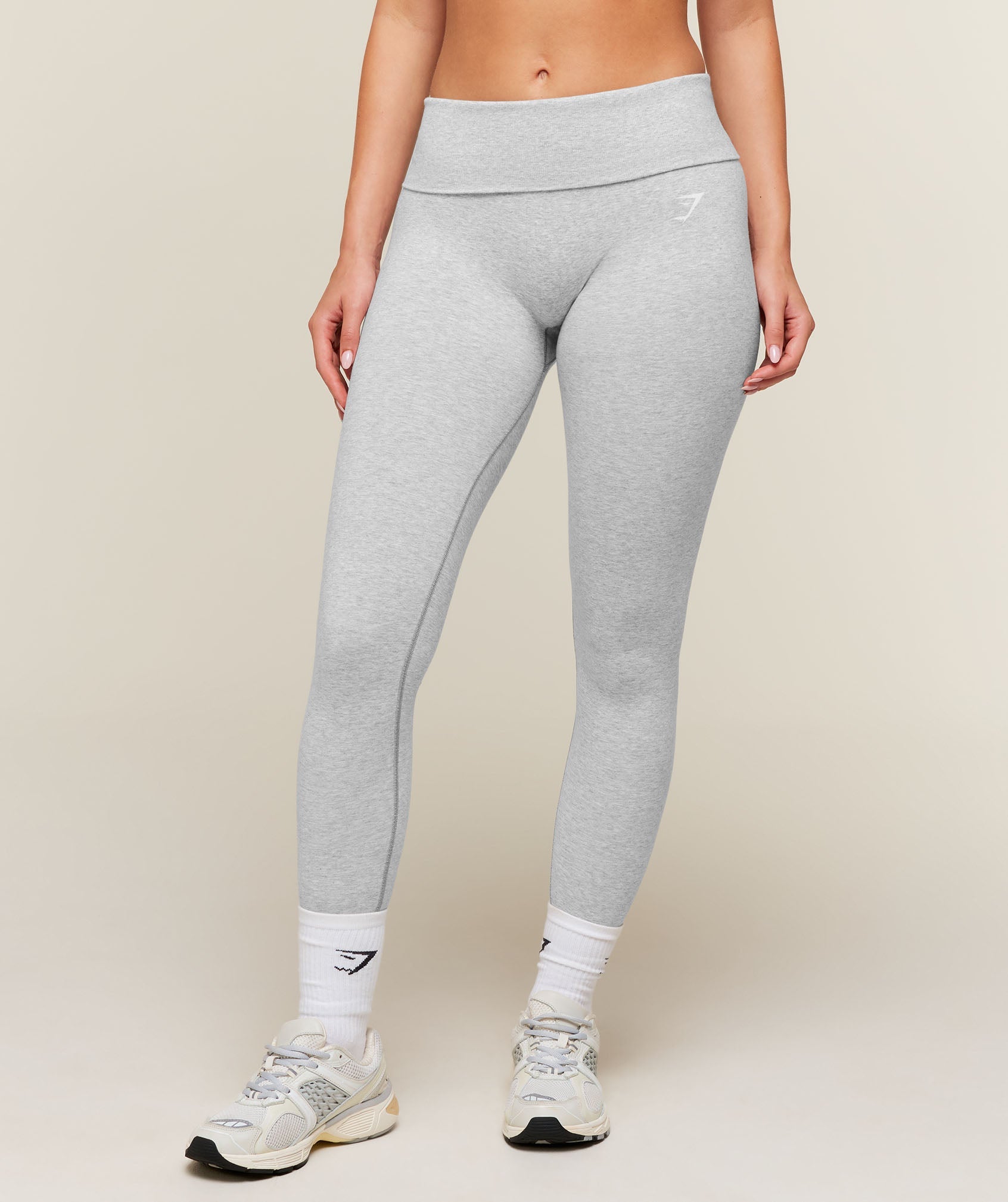 CottonMove Leggings - Soft Grey Marl