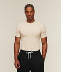 Cotton Seamless T-Shirt - Oat Marl ;)