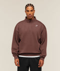 Crest Oversized 1/4 Zip - Espresso Brown ;)