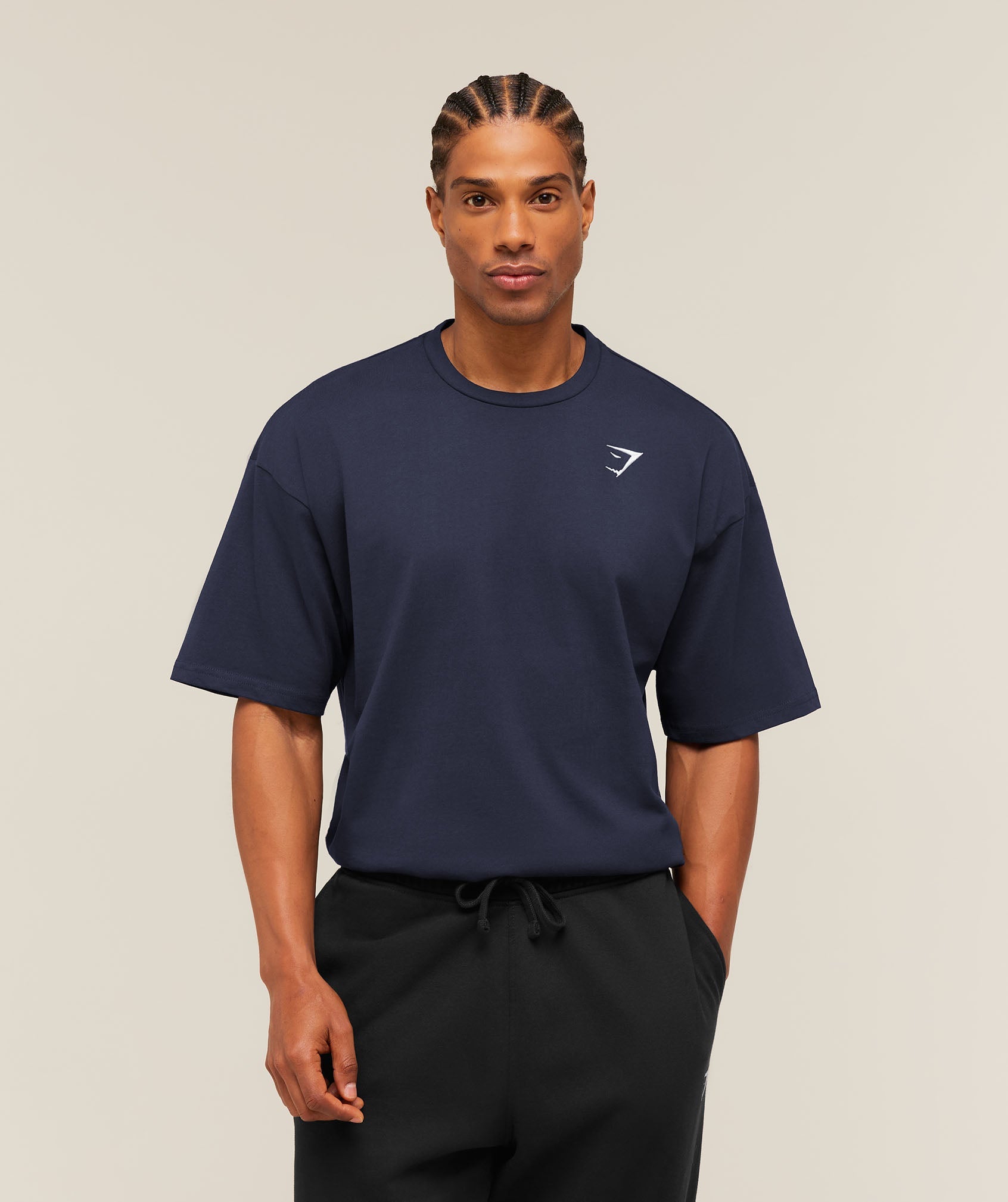 Crest Oversized T-Shirt - Heavy Blue ;)