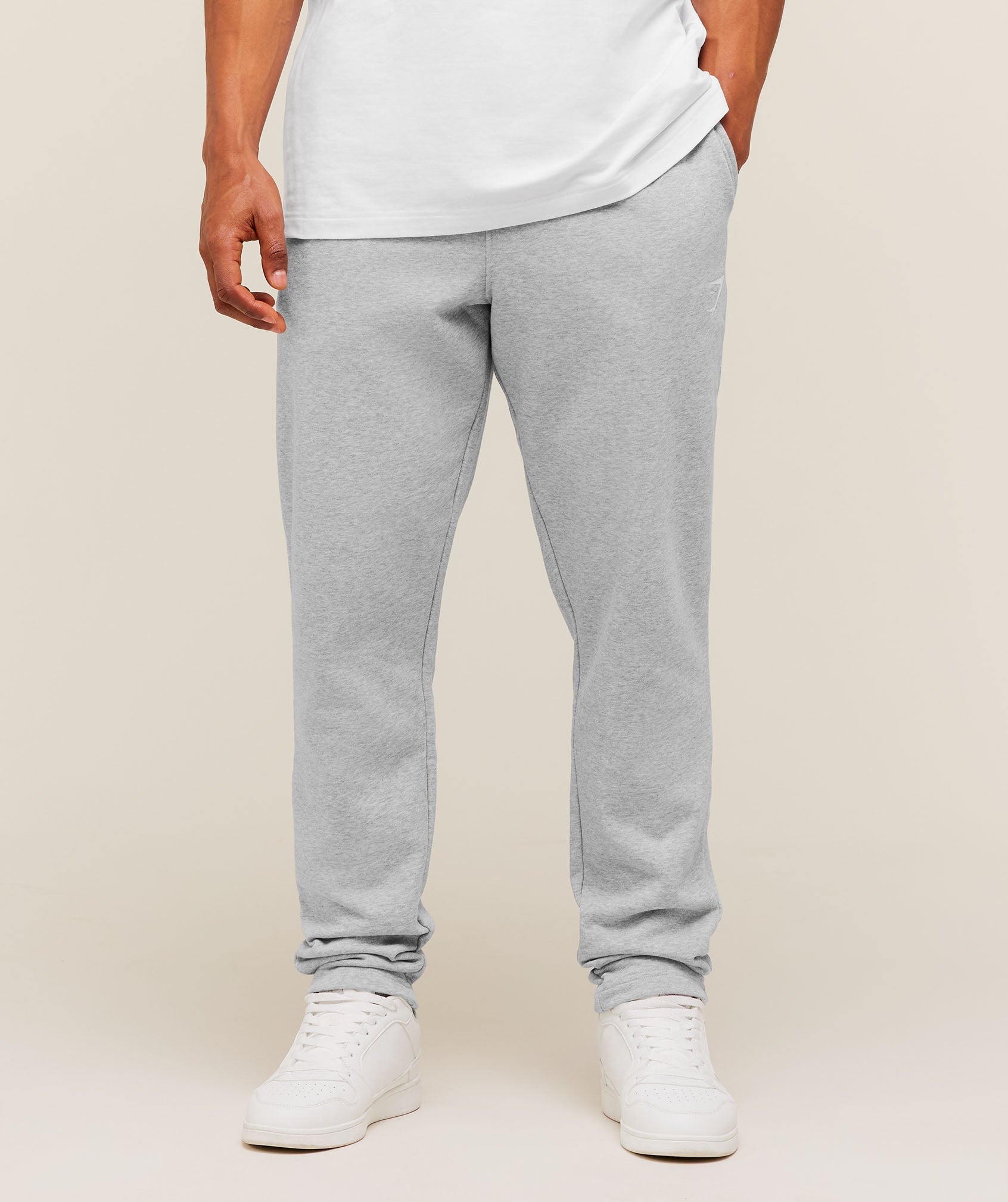 Crest Tapered Joggers - Light Grey Core Marl ;)
