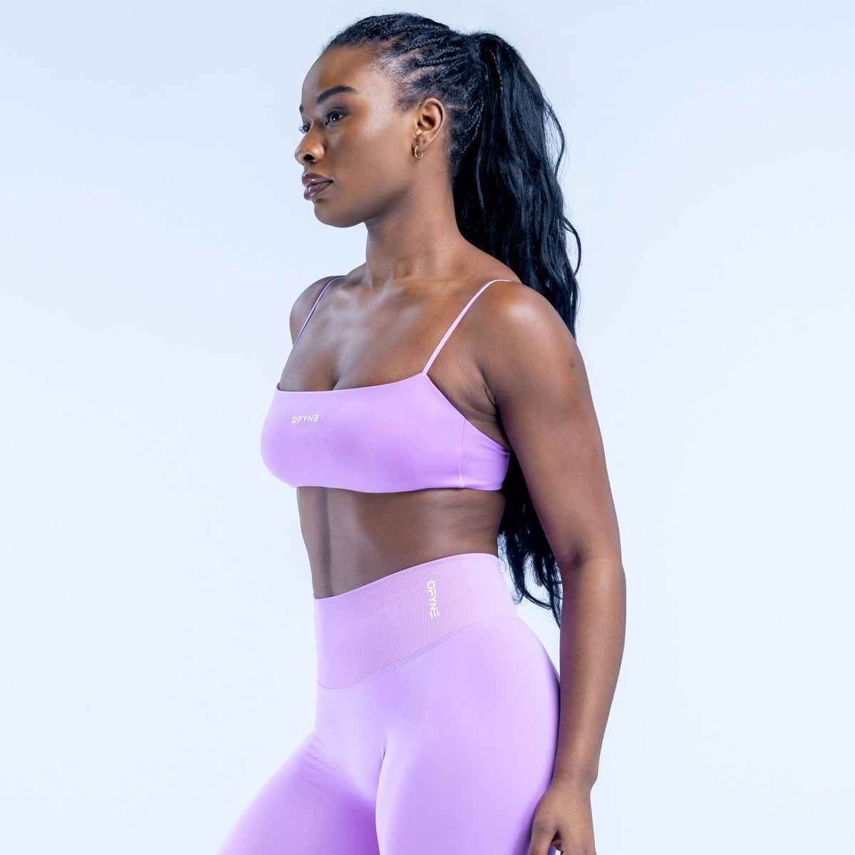 Defy Strappy Bra Amethyst