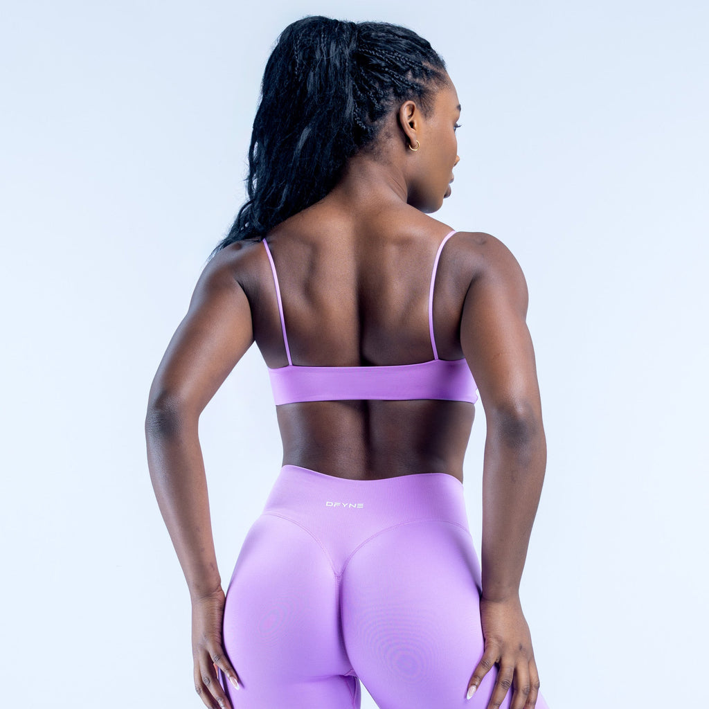 Defy Strappy Bra Amethyst