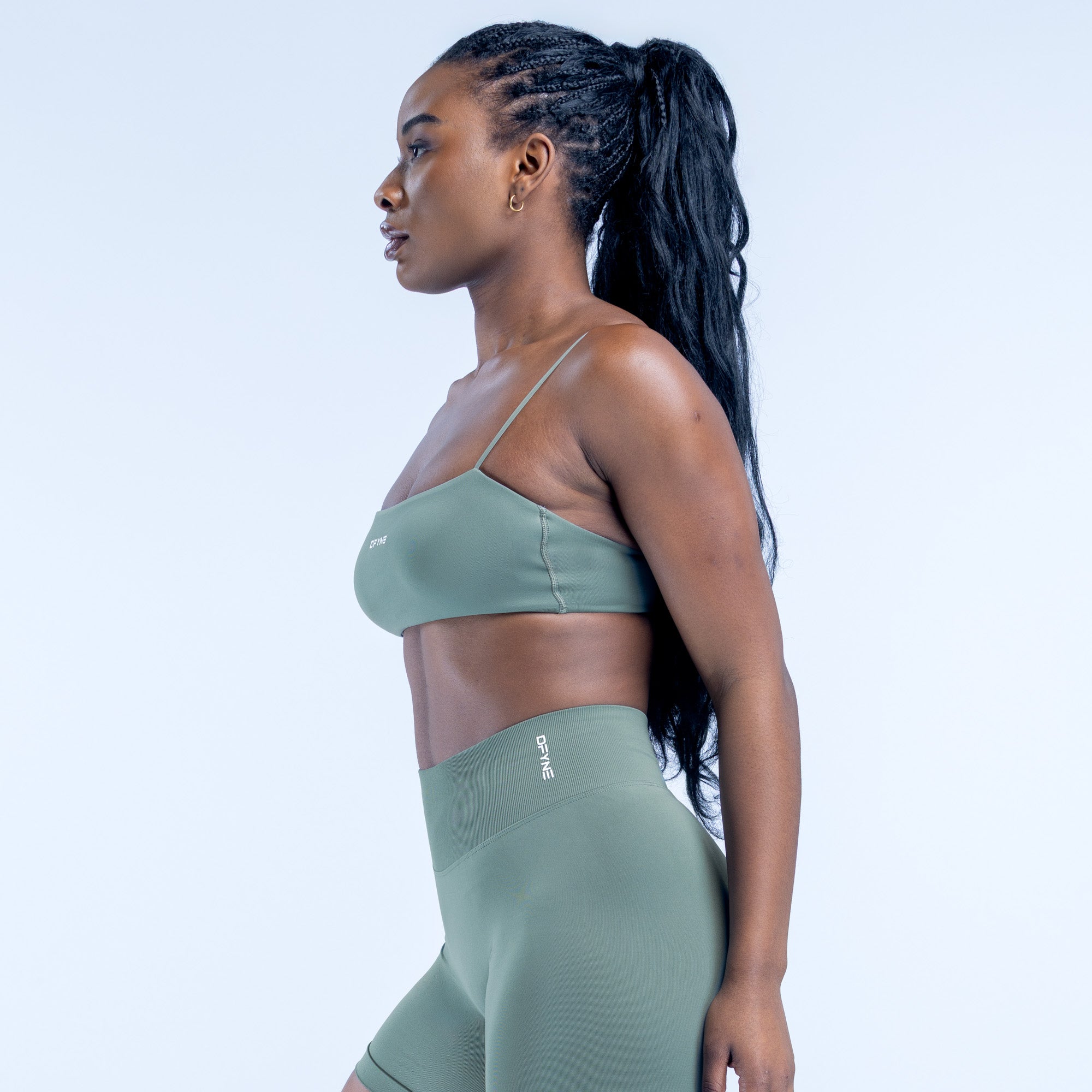 Defy Strappy Bra Meadow