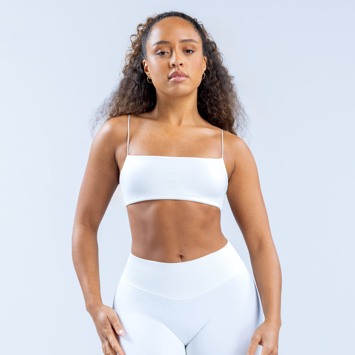 Defy Strappy Bra Optic White