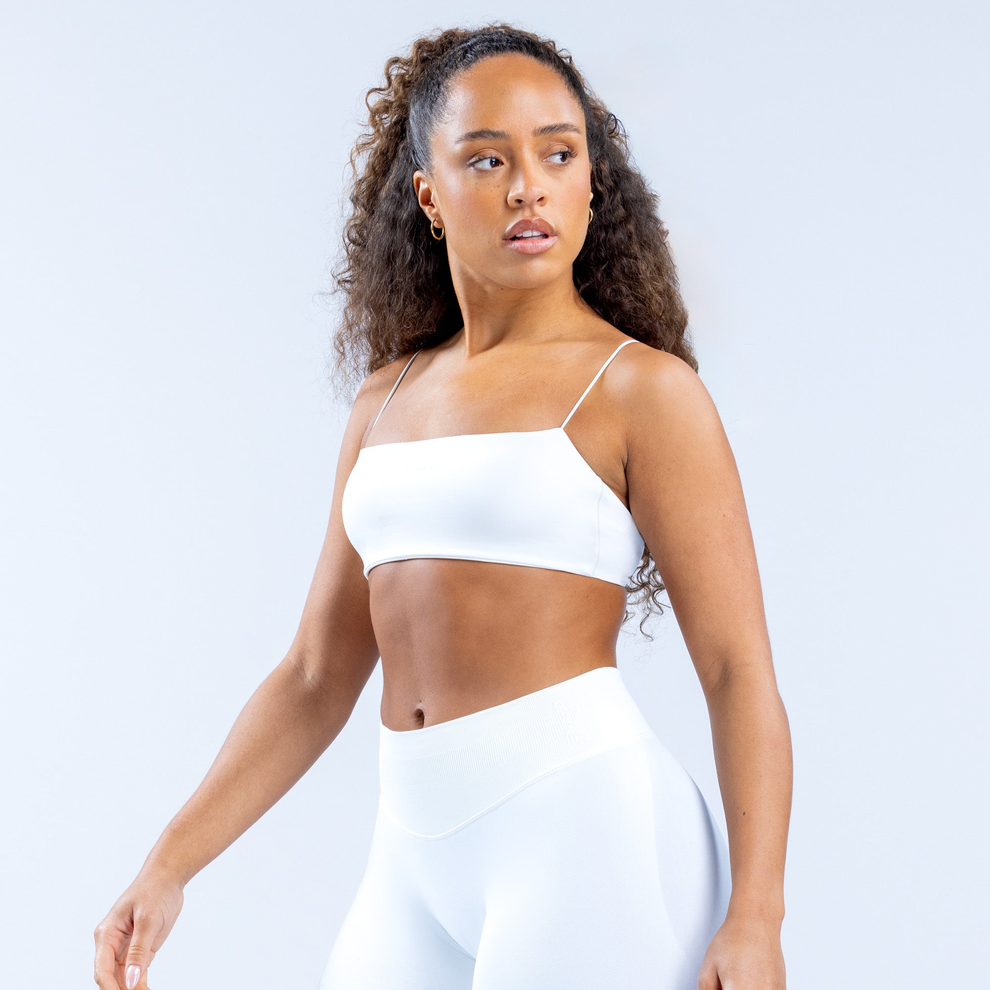 Defy Strappy Bra Optic White