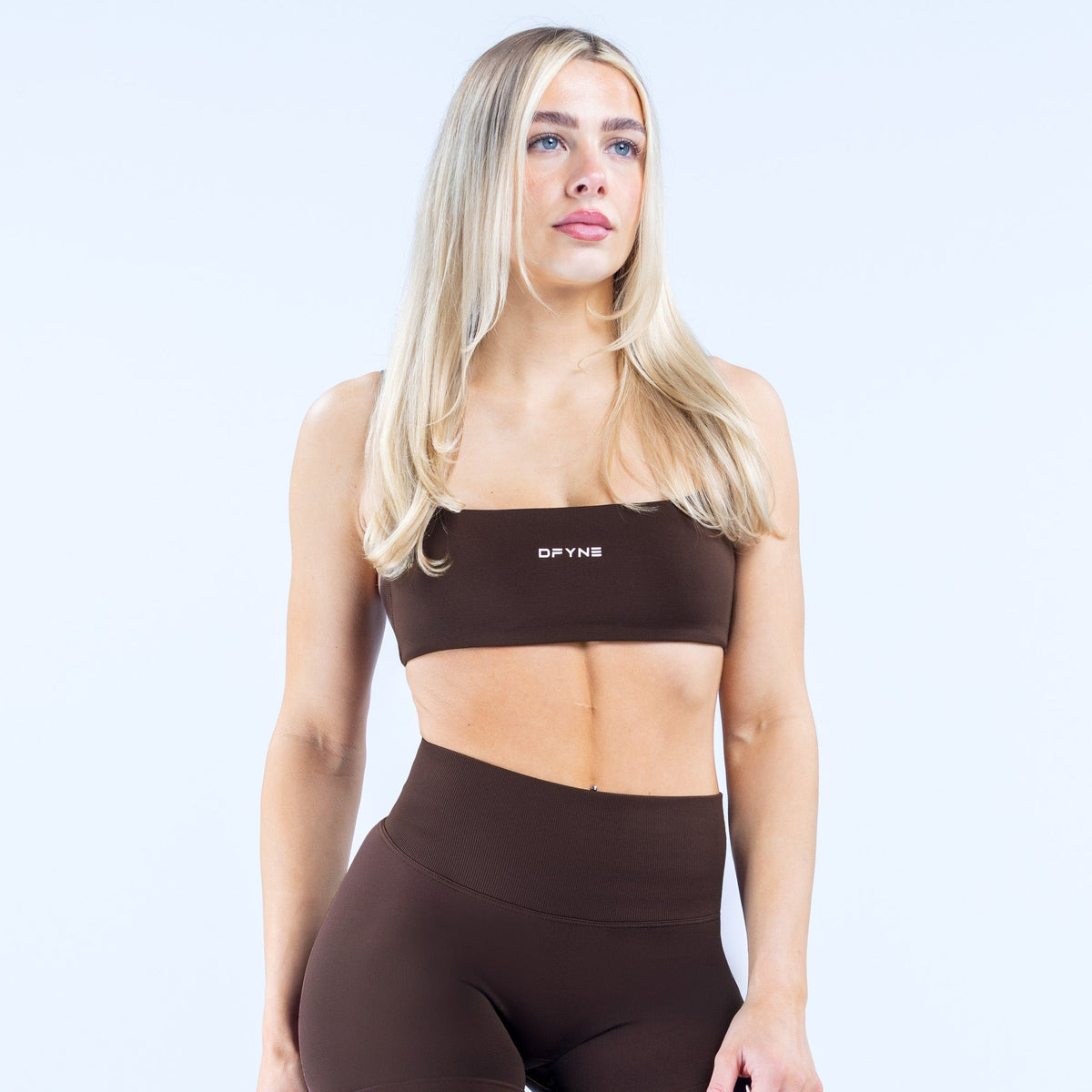 Defy Strappy Bra Umber