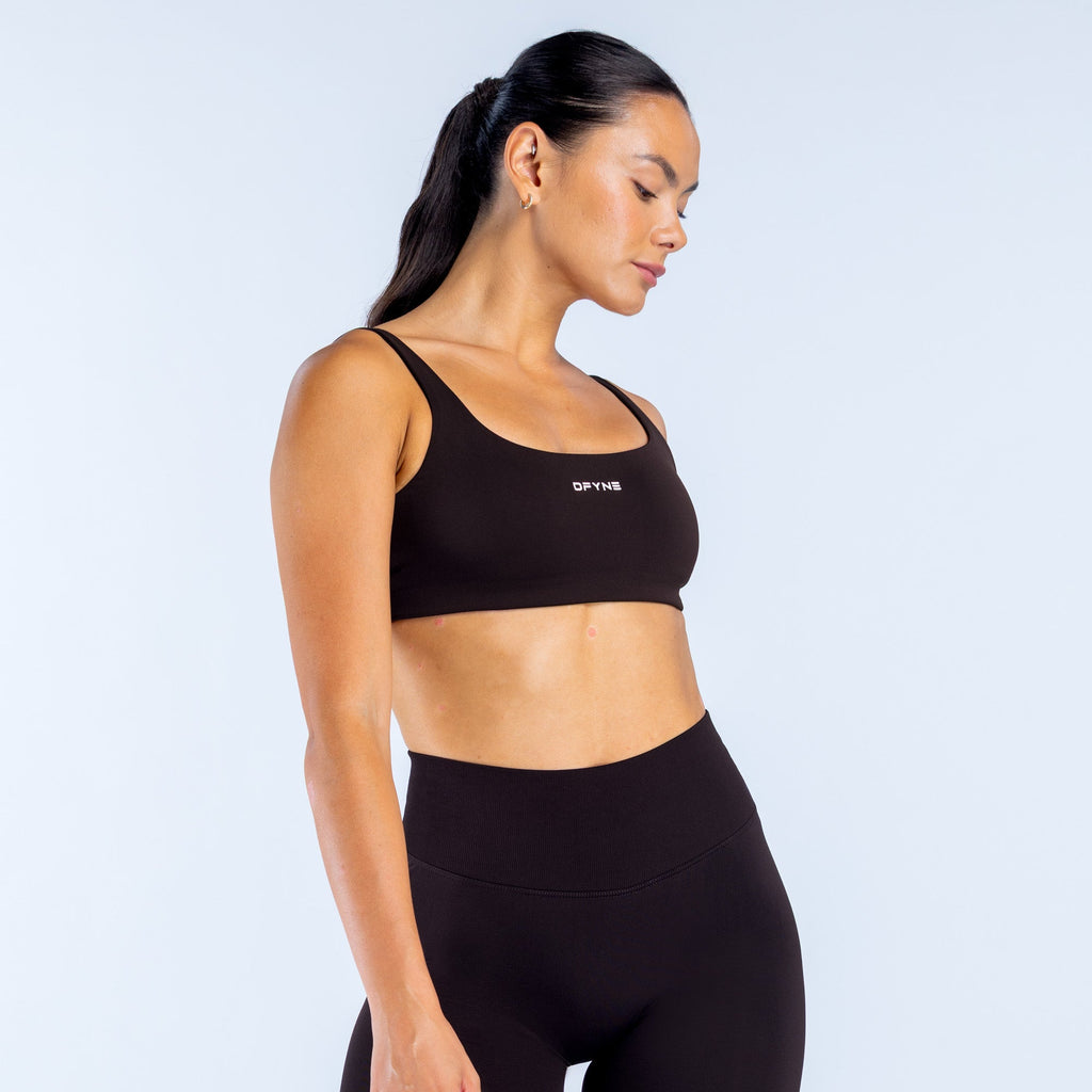 Defy Scoop Back Bra - Chestnut ;)