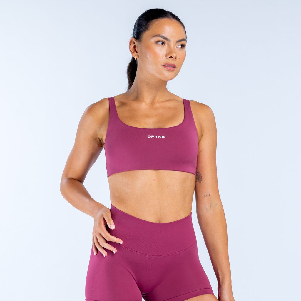 Defy Scoop Back Bra - Pomegranate ;)