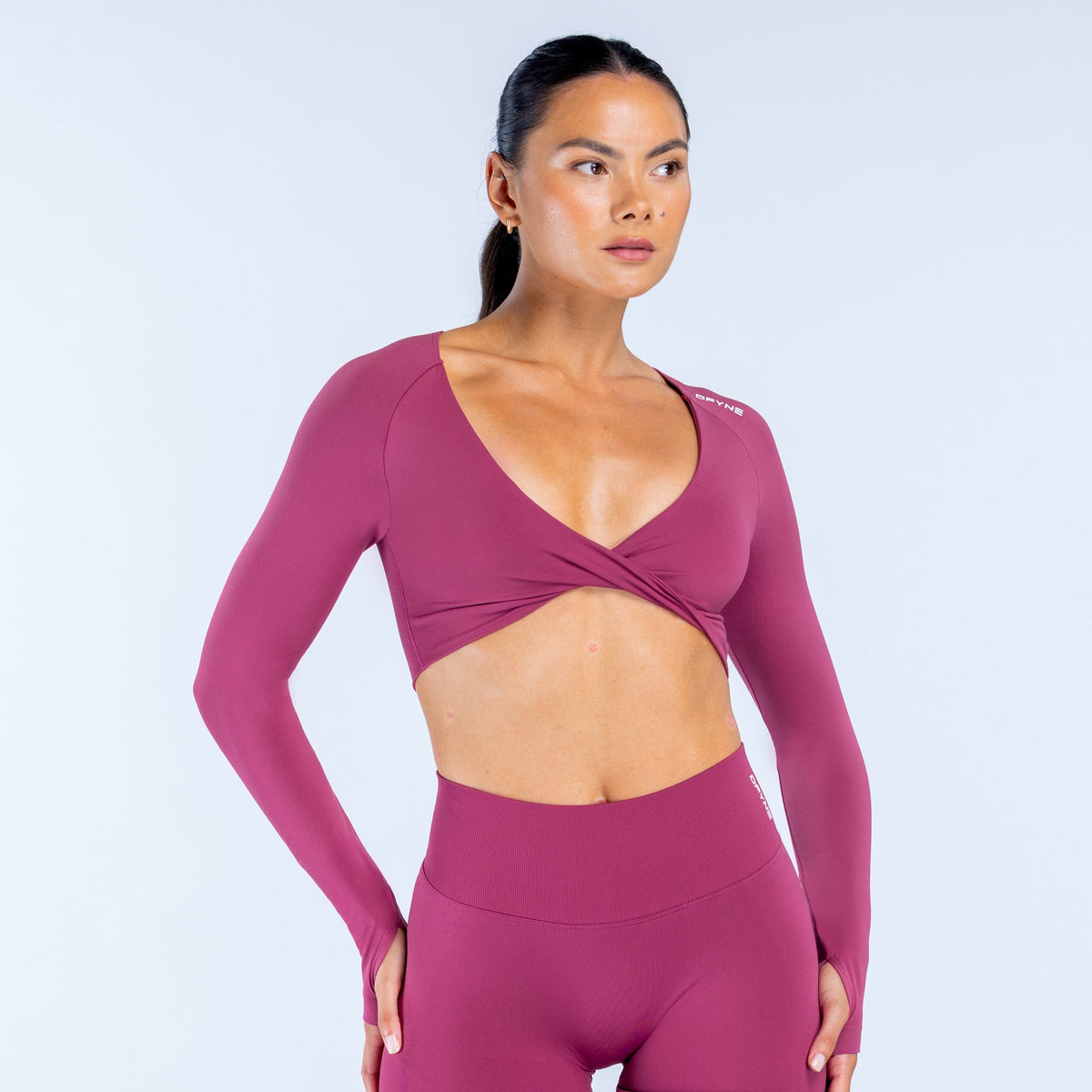 Defy Twist Front Top - Pomegranate ;)