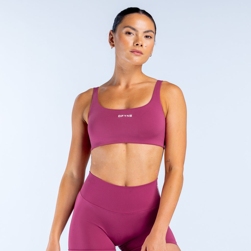 Defy Scoop Back Bra - Pomegranate ;)