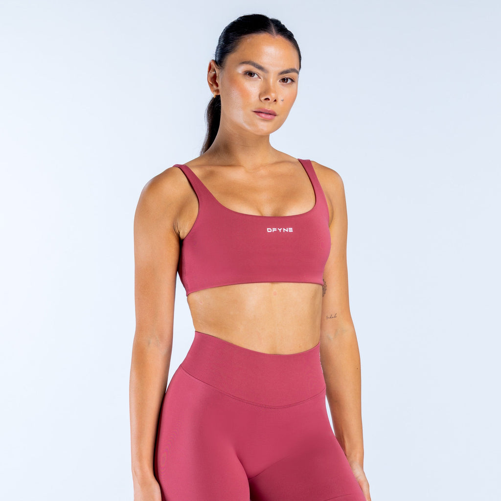 Defy Scoop Back Bra - Raspberry ;)