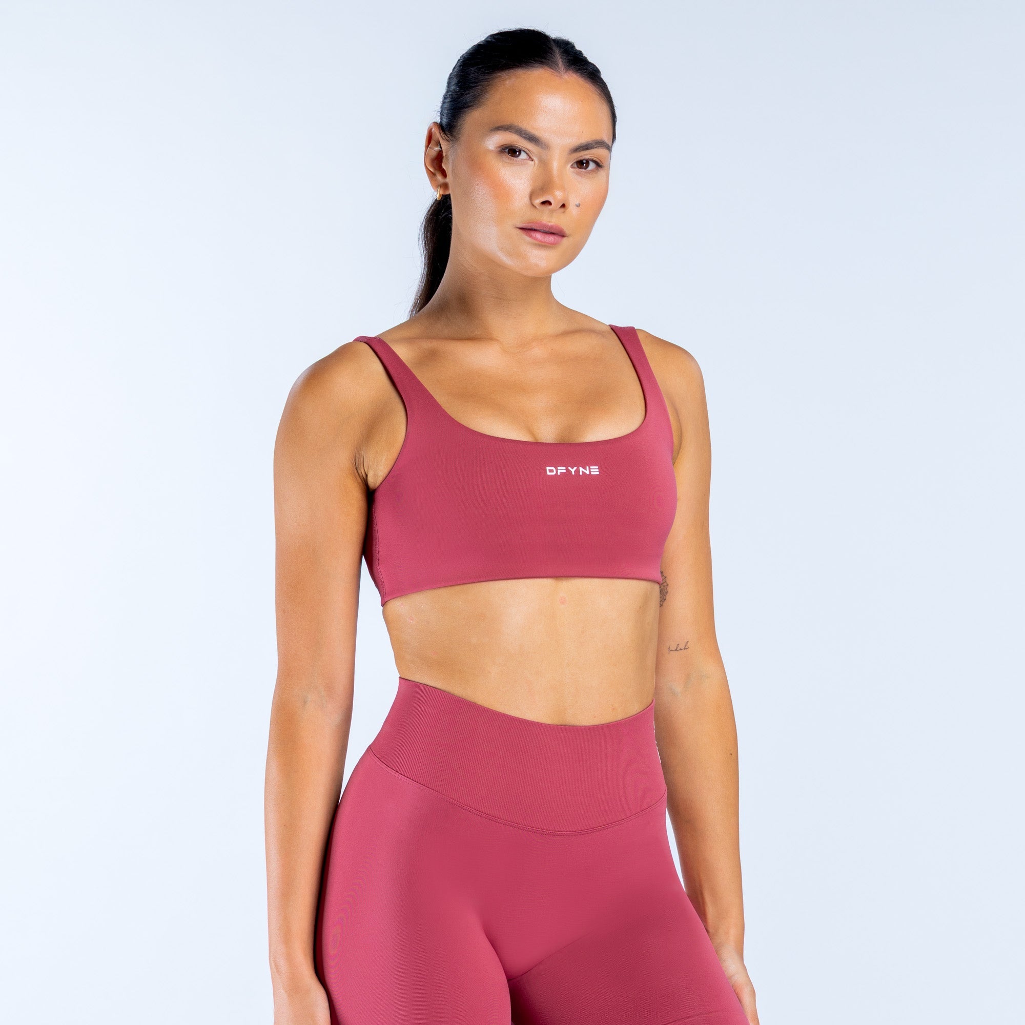 Defy Scoop Back Bra - Raspberry ;)