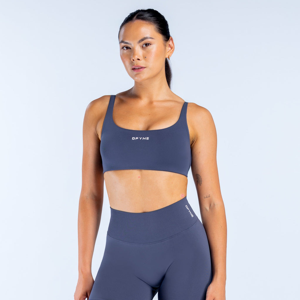 Defy Scoop Back Bra - Steel ;)