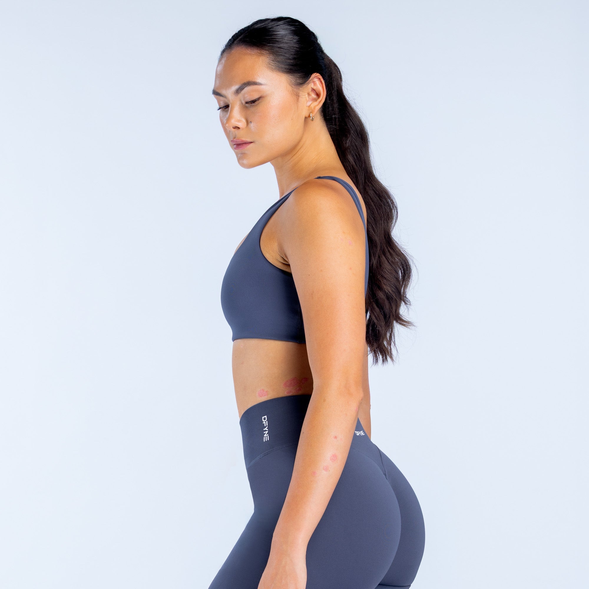 Defy Scoop Back Bra - Steel ;)