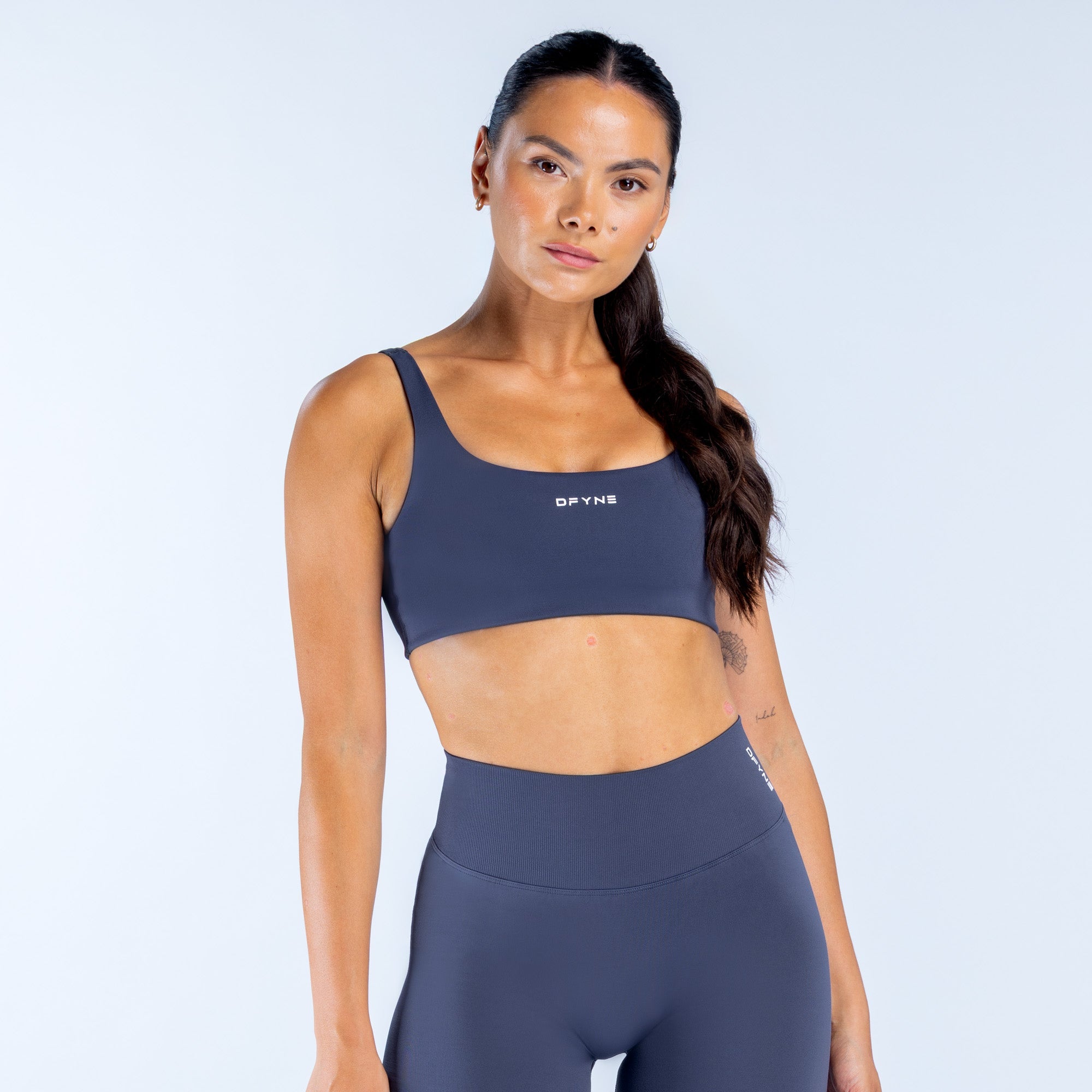 Defy Scoop Back Bra - Steel ;)