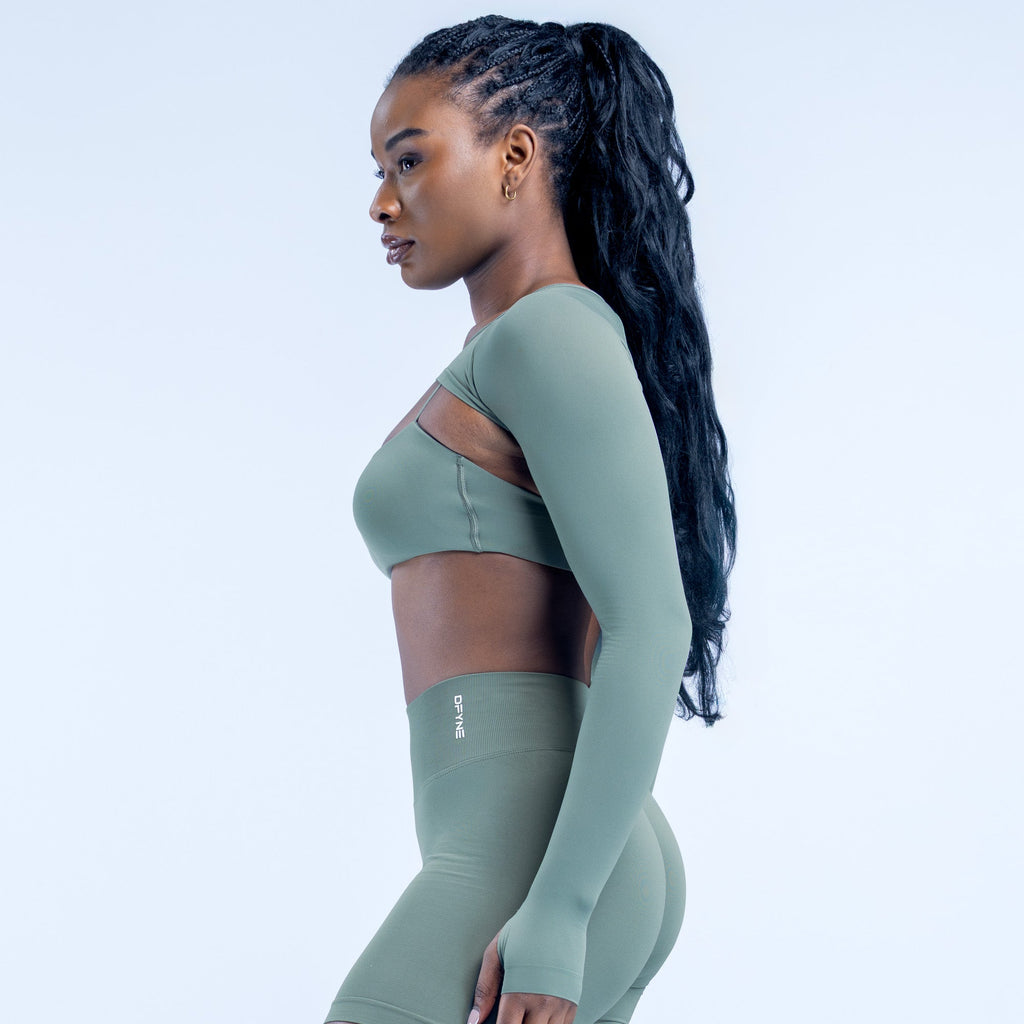 Defy Long Sleeve Shrug Meadow