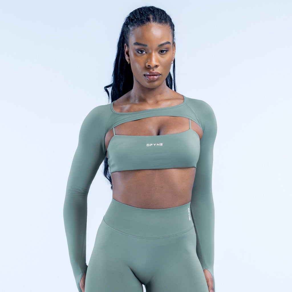 Defy Long Sleeve Shrug Meadow