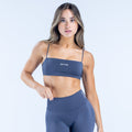 Defy Strappy Bra Steel