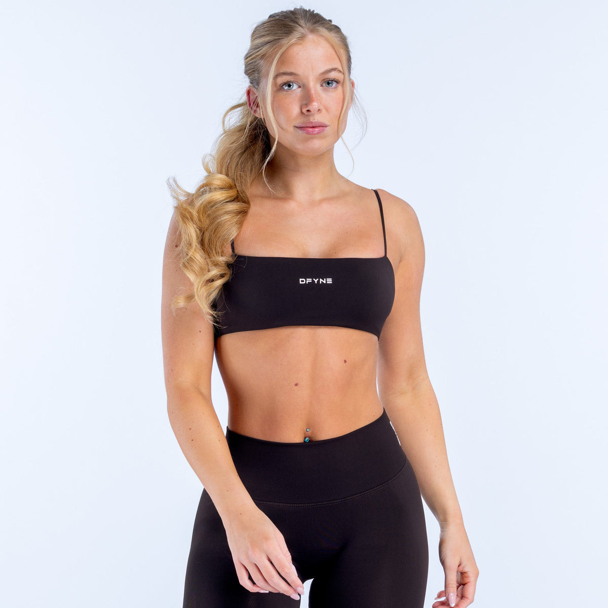 Defy Strappy Bra Chestnut