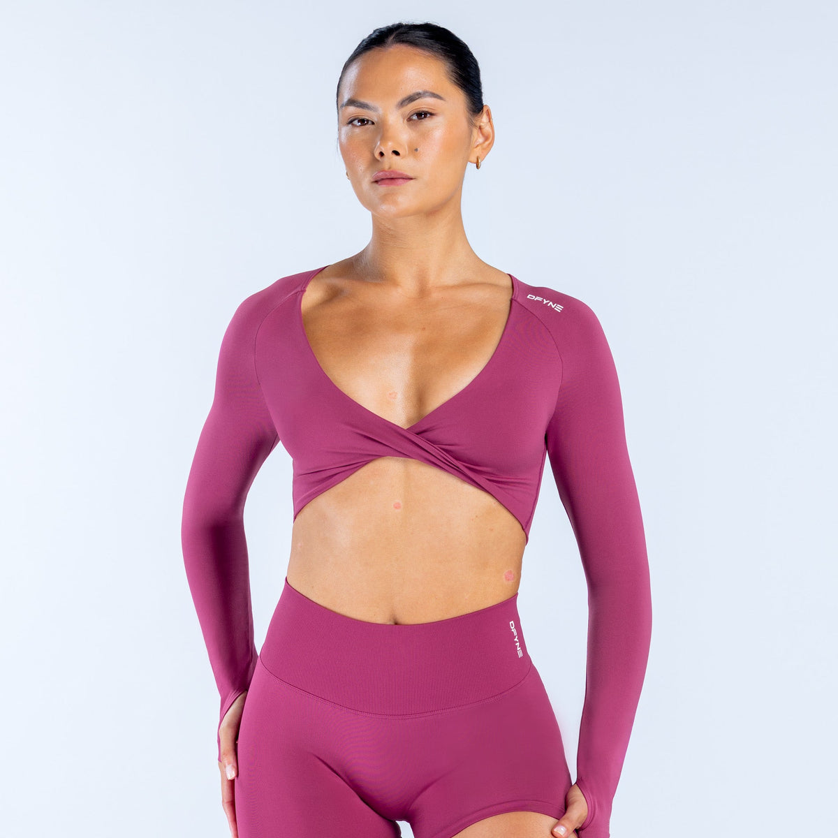 Defy Twist Front Top - Pomegranate ;)