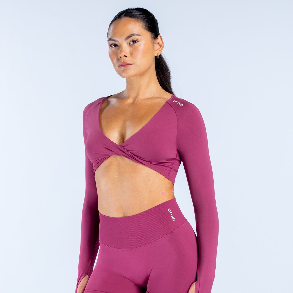 Defy Twist Front Top - Pomegranate ;)