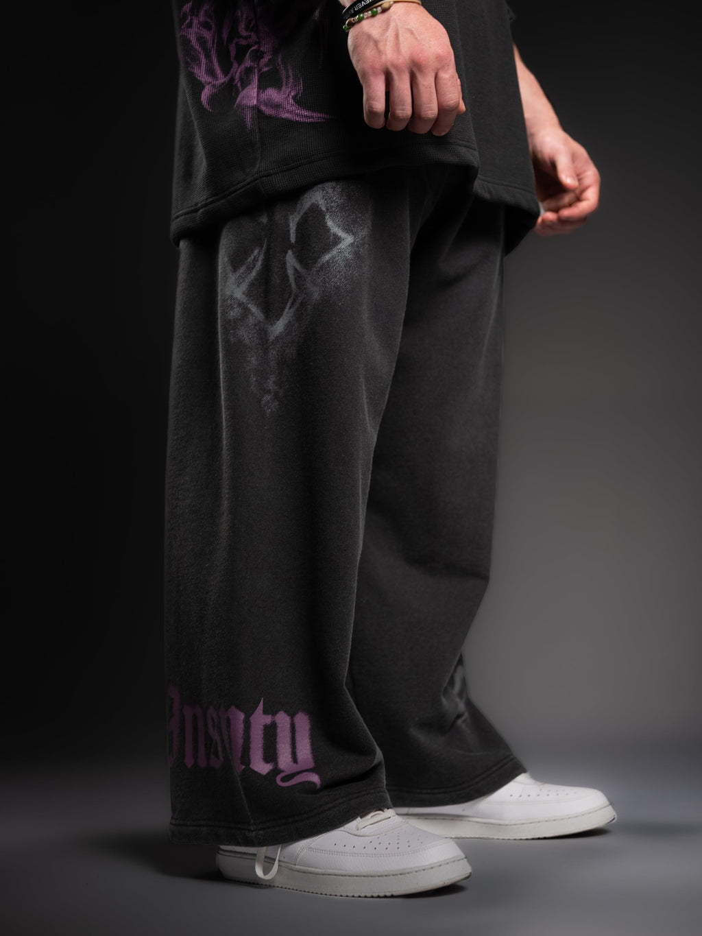 Paranorman Wide Leg Sweats Purple