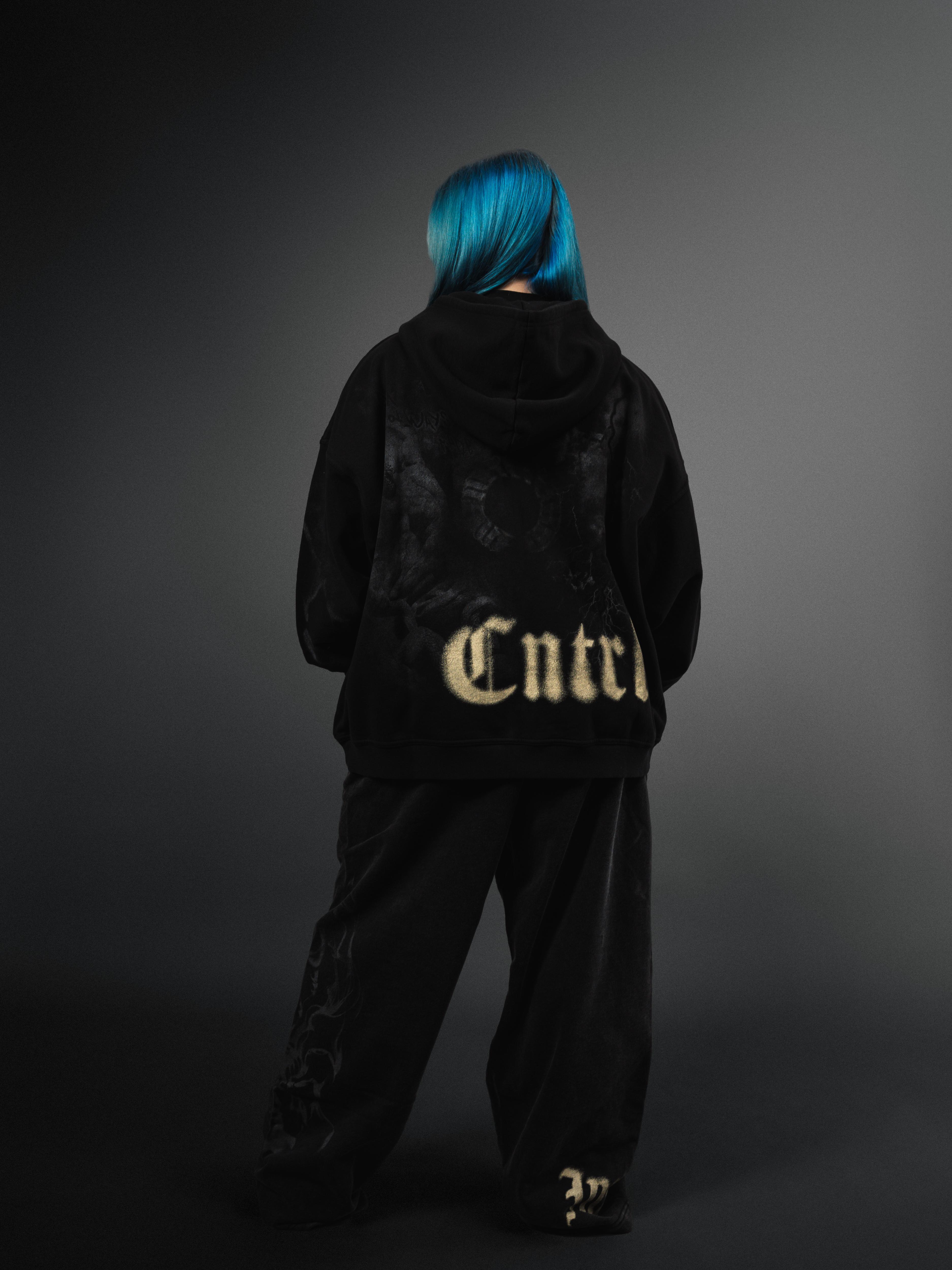 Smoke Zip Up Hoodie Smoke