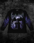 Death Portrait Oversized Longsleeve T-shirt [MIST]