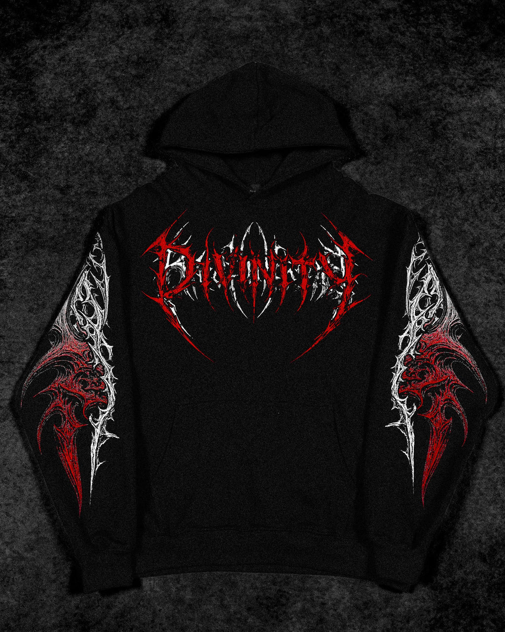 Eclipse Oversized Pullover Hoodie [HEAVENLY RED]