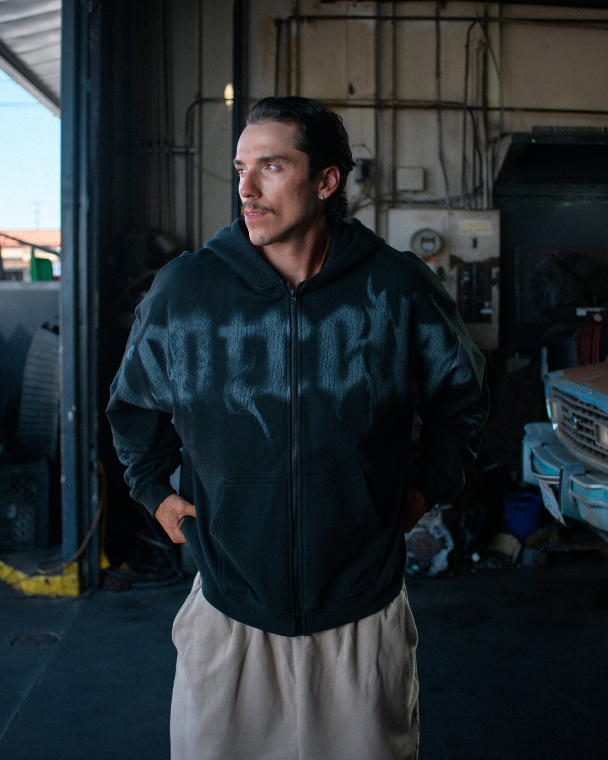 Ghost Zip Up Dusk