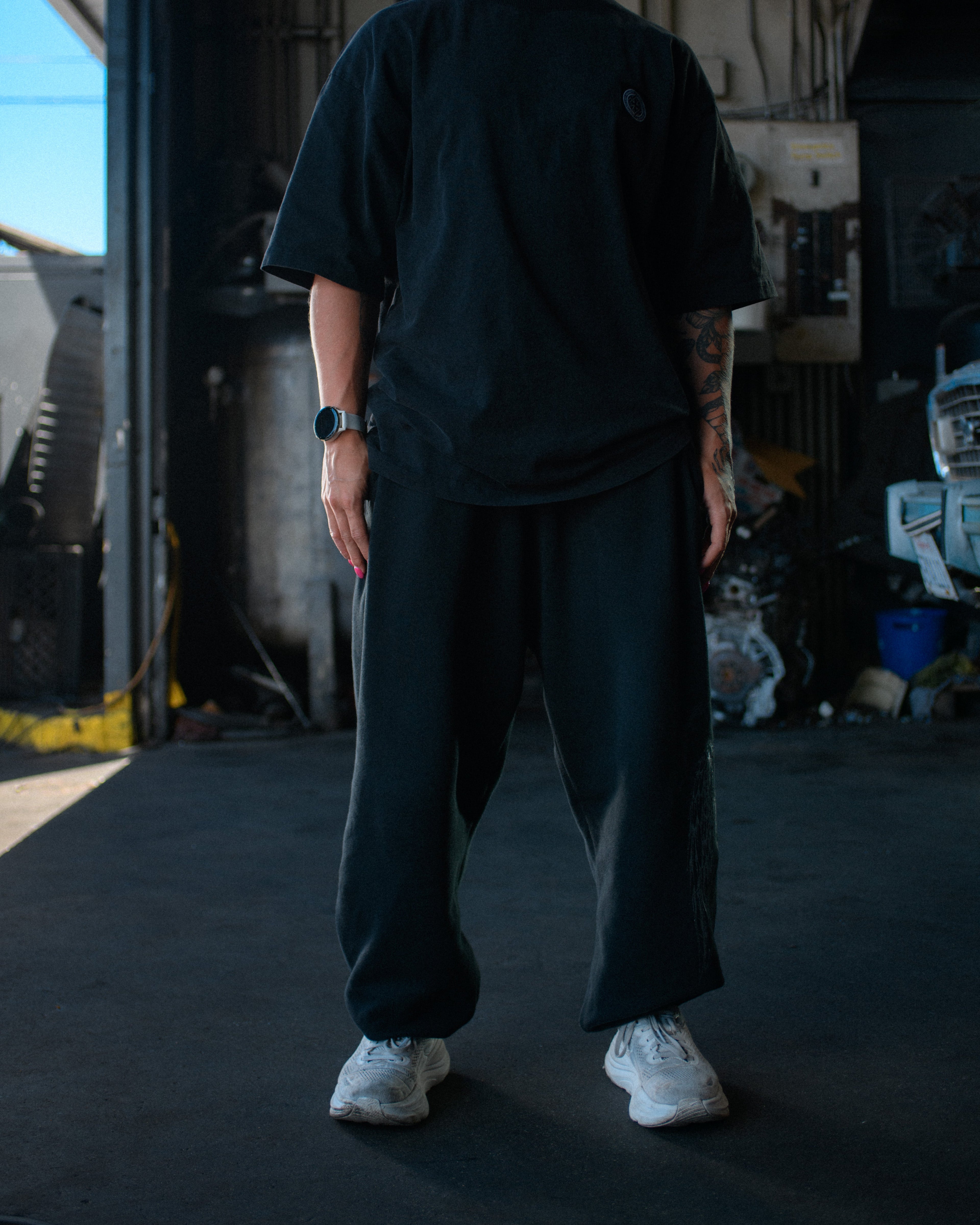 Wing Sweatpants Silver