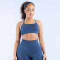 Dynamic Backless Sports Bra Dark Sapphire Blue
