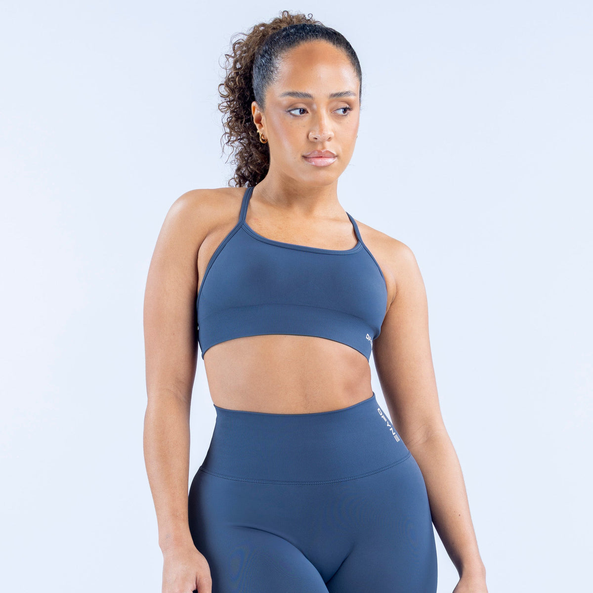 Dynamic Backless Sports Bra Dark Sapphire Blue