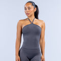 Dynamic Longline Halter Top - Charcoal ;)