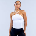 Dynamic Longline Halter Top - Optic White ;)